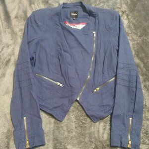 womens jean blazer